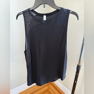 lululemon athletica Black Mesh-Accent Athletic Tank